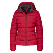 Steppjacke mit Kapuze black forest