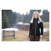 Sweatjacke mit hohem Kragen black forest